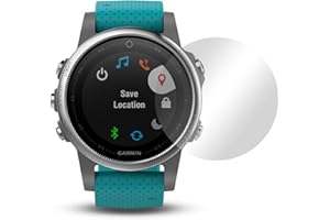 Slabo 4 x folia ochronna na wyświetlacz kompatybilna z Garmin Fenix 5s ochrona wyświetlacza folia ochronna Crystal Clear niewidoczna Made in Germany