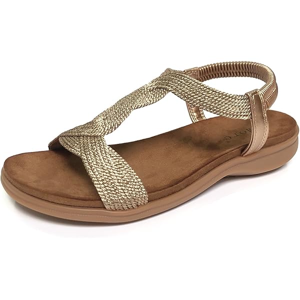 Sandalias Con Plataforma De Cuña Para Mujer, Zapatos De Piel Auténtica