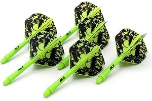 CUESOUL 6 Pezzi ROST Asta e Alette per Freccette Integrate