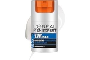 L'Oreal Paris Men Expert Cuidado hidratante anti-arrugas de expresión Stop Arrugas, 50 ml