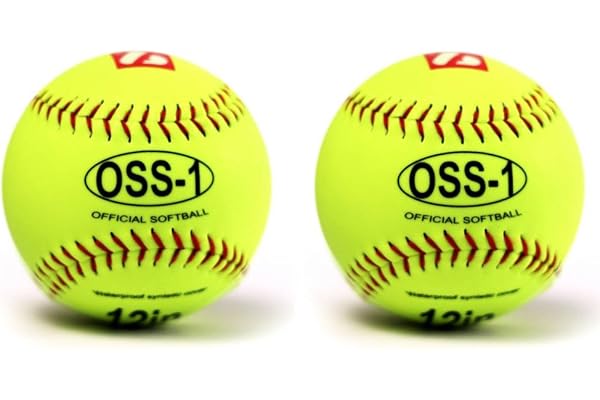OSS-1 baseballbollträning, softball, 30 cm, 2 st