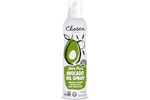 Chosen Foods Avocado Oil Spray - GMO Free, Kosher, Keto and Paleo Diet Friendly, for High Heat Cooking, Roasting, Baking, 5 oz (Pack of 1)