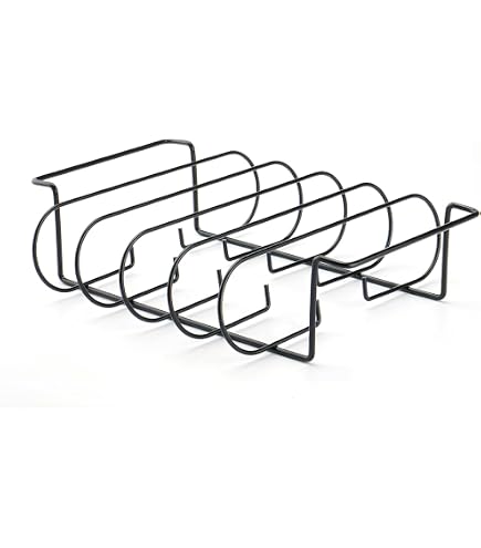 Welhammsae 2 Pcs Barbecue Grill Rack, Rib Racks, Stainless