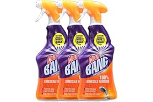 Cillit Bang Limescale & Dirt Remover Spray | Pack of 3 | 750ml Each | Removes Limescale, Grime & Dirt