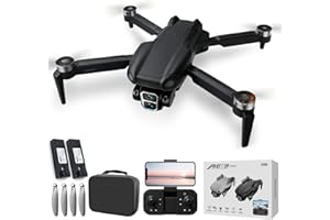 Maraiss Drone with Camera 4K,Brushless Motor Drone for Adults & Kids,180° Adjustable Lens,Optical Flow Hover, Gesture Control,150M Control Range,Stunt Roll & Real Time Transmission