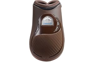 Veredus, Paranocca Posteriore da salto ostacoli Carbon Gel Vento con doppia ventilazione by Marcus Ehning conforme alle regole FEI - colore marrone, Taglia M