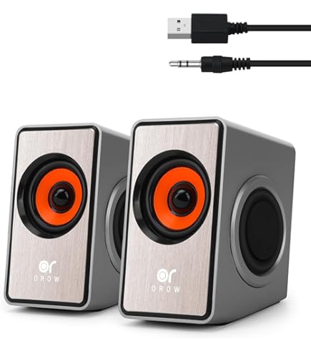 LINK LKSP03 USB-Lautsprecher 5 Watt Mit Lautstärkeregler – Kompakt Für PC, Laptop & Smartphone