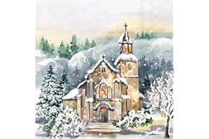 IHR Ideal Home Range - Paper Napkins HOLY Church 20 St. Lunch Napkins 33 cm x 33 cm / 13 inch x 13 inch