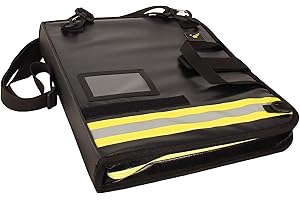 ‎TEE-UU tee-uu BIG Einsatz-Organizer Plane | für Unterlagen bis DIN A4 | integriertes Tragesystem (schwarz)