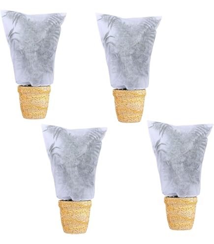 PATWING Voile Hivernage Plante Exterieur, 80g/㎡, Housse Hivernage Plante Exterieur, Protection Arbre Hiver, Réutilisable pour Plantes en Pot, Olivier, Palmiers (160 * 180cm, Écureuil