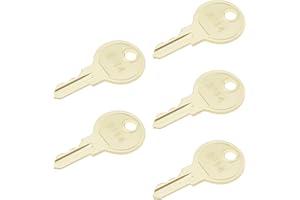 SG Store 5 Stück Iron E114 E-114 Spenderschlüssel für Papierhandtücher Toilettenpapier und Seifenspender Versenkte C-Falz-Multifold-Handtuchspender Schlüsselersatz