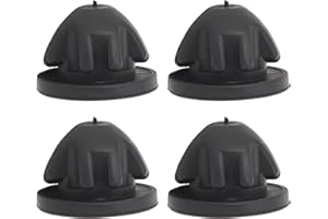 Jadeshay 4 Pezzi Rivestimento Coperchio Motore, Finiture in Gomma degli Occhielli della Copertura del Motore, auto Gommino Coperchio Motore, per Serie 1, Serie 2, Serie 3, Serie 4, Serie 5