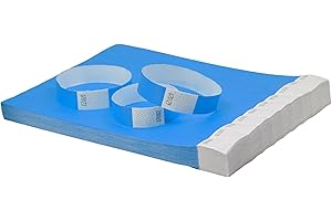 AVERY ZWECKFORM Avery Italia TYVBL-50 Braccialetti di identificazione in carta Tyvek® antistrappo - blu neon - 500 pezzi