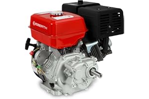 EBERTH 15 HP 11,03 kW bensinmotor, Kartmotor, Ersättningsmotor med reduktionsväxel 2:1, Start av kabel, bensinmotor med 25 mm Ø axel, lågoljeskydd, 4-takts, 1 cylinder, 420 ccm, motor med växellåda