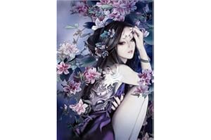 MXJSUA Kit de pintura de diamantes por números,pinturas para manualidades diamante bordado punto de cruz de resina para decoración del hogar para salones o dormitorios fairy 30 x 40 cm