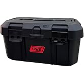 Tayg Tool Box 46 Black &ndash; Removable Case and Inner Tray, Metal Steel Closures, Large Handle, Holds up to 120 kg, Polypropylene