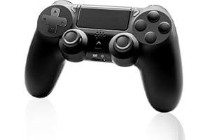 SUOXIOM Wireless Controller for PS-4, Controller Wireless for PS-4/Pro/Slim/PC, Bluetooth Gamepad Joystick with Dual Vibration Touch Panel Six-Axis Upgraded 3.5mm Audio Jack Ergonomic Controller