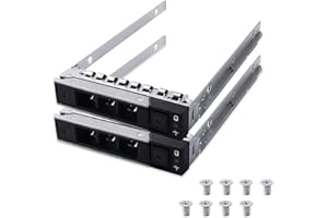 HUYUN 2,5" SSD SATA Hard Disk Drive HDD Adapter Caddy Tray CAGE Hot Swap Plug (DXD9H 2.5" Vassoio per Dell)