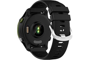 Muovrto Zapasowy pasek do Polar Vantage M/vatange M2, silikonowy sportowy pasek do zegarka Polar Grit X/Grit X Pro/Grit X Pro Tian (czarny)