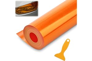 Bmliingchau 120cm*30cm Scheinwerfer Folie, Tönungsfolie Auto, Scheinwerferfolie, Licht Nebelscheinwerfer Tönungsfolie Lampenfolie Selbstklebende Für Auto Scheinwerfer, Rückleuchten, Nebellichte