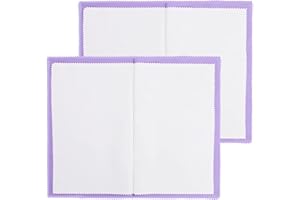 FADCAER 2 Pacchetti di Panni per la Pulizia dell'argento per i Gioielli, Panni per la lucidatura dei Gioielli Multistrato Panni per la lucidatura dei Gioielli riutilizzabili