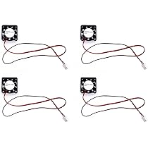 JZK 4-stuks Mini-USB-ventilator – 25x25x7mm, 5V DC, 9800 RPM, Borstelloos, Voor 3D-printer, Grafische Kaart En Ontwikkelbord