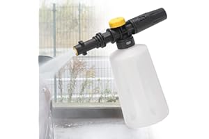 Vaileal Snow Foam Lance for Karcher K2 K3 K4 K5 K6 K7, 1/4'' Quick Release Car Wash Sprayer Soap Jet Pot Gun Soap Generator Car Foamer Gun Adjustable Foam Gun Snow Foam Bottle, YQ242-karchersnow