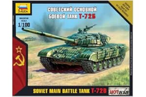 GSI CREOS Zvezda- Carro Armato Hot War: T-72 Modellino, Scala 1:100, Multicolore, ZV7400