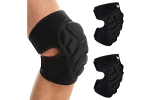 Kytpyi Knee Pads, Volleyball Knee Pads, 1 Pair Waterproof Breathable Anti-Slip Knee Pads Work Sport Gardening Dance Wrestling, Portable Adjustable Elastic Kneepads for Men Women Child(40-55kg)