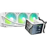 TRYX PANORAMA SE 360 ARGB Beyaz 360mm AIO D&ouml;nebilen 6.67 '' AMOLED Kavisli Ekran 3D Anamorfik Etkisi &Ouml;zelleştirilebilir AIO S