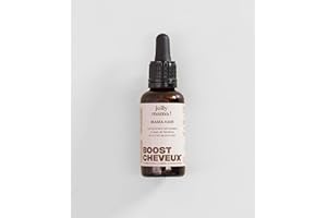 Mama Hair Boost Cheveux - Pipette Liquide 15 Jours - À Base de Kératine Brevetée et Extrait de Pommier - Soin Cheveux Protecteur, Volume - Compatible Grossesse et Allaitement - Jolly Mama