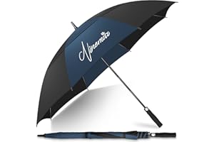 NINEMAX Paraguas Grande Antiviento, XL/XXL Paraguas Golf Grandes, Umbrella Extra Grande Resistente Al Viento Fuerte para Hombre Mujer