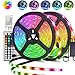 Produktbild Parti LED Streifen 10M(2x5M) RGB LED Strip IP65 Wasserdicht mit Netzteil 44-Tasten IR Fernbedienung selbstklebend Kit für Innen außen Beleuchtung Deko [Energieklasse A ]