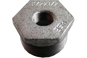 GEAKV Reduzierstück 1 1/2" auf 1/2", Gussstück mit Außen- und Innengewinde