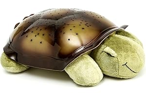 ‎CLOUD B Cloud b Beruhigendes Nachtlicht Sternenprojektor | Sanfte Helligkeit | 3 Farben | 8 Sternbilder | Abschaltautomatik | Dämmerung Schildkröte Grün