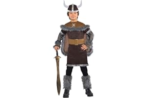 AMSCAN set high (PKT) (999661) Child Boys Viking Warrior Fancy Dress Costume (10-12 Years)