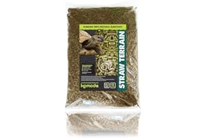 Komodo Straw Terrain, Substrates for Reptiles, Reptile Bedding, Straw Bedding, Straw Terrain, 12 Litre
