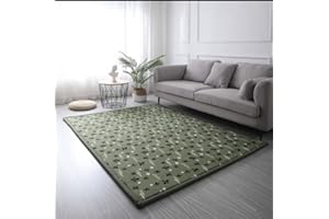 Loartee Tappeto Velluto Corallo Tappeti e Scendiletto per Bambini Addensare 2.5cm Tappeto Cielo Stellato