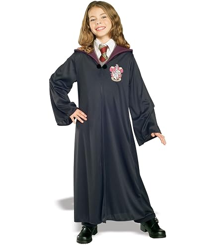 ILOVEFANCYDRESS Wizard Set - Zauberer Kostüm Mit Schal, Brille & Zauberstab In Kastanienbraun/Gold