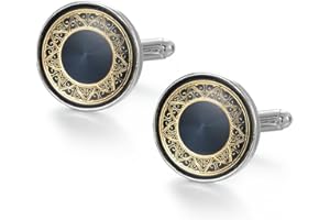 Wynameleri Boutons de manchette en argent pour homme avec inscription « Father of the Bride »