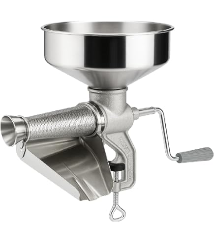 Spremipomodoro Manuale Reber 8602N - Per Passate E Marmellate, Rosso/Grigio - Foto 11