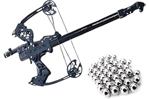 GENERIC 45lb Mini Compound Bow Right Handed Hunting Bows for Adults, Continuous Shooting with Composite Pulley System,with 100pcs 8mm steel beads
