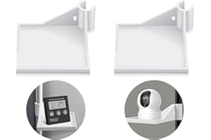 Newyuan Grow Tent Corner Shelf, Accessories Shelves for Place The Hygrometer Camera and Planting Equipment, for Grow Tent Poles 16mm (2, White)