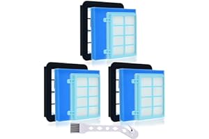 REBIRTHCARE Filter für philips fc9332 fc9331 fc8010/01 fc9555 fc9550 fc9334 fc9333 fc9330 boden staubsauger ersatzfilter für philips power pro compact cyclone 5 filter active serie, 3 stück