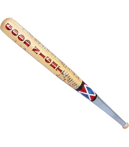 Marteau Gonflable Harley Quinn DC Comics - 80cm - Pour Cosplay, Carnaval Et Fêtes Déguisées