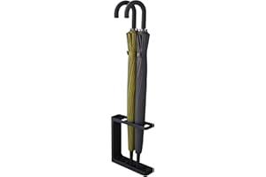 Yamazaki Umbrella Stand, Metal, Black, One Size