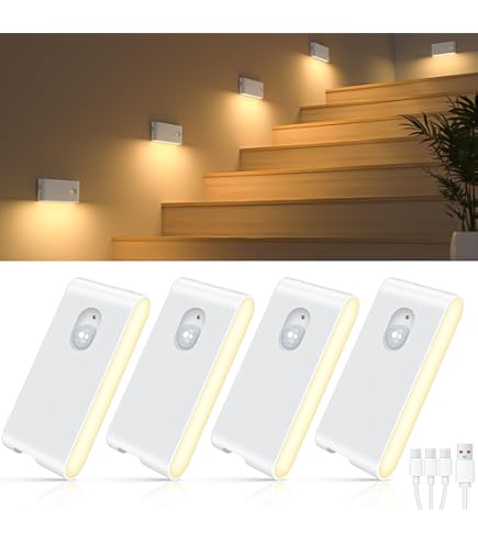 Luci LED Notturna Con Telecomando - 10 Luci Magnetica Per Armadi, Scale, Garage - Foto 10