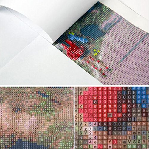Kaffeetasse Rosen Diamant Stickerei DIY Needlework 5D Gem?lde Kreuz Stich Malerei Dekor 30 * 30CM - 6