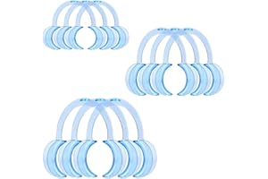 SAMHENG Écarteur de joue dentaire, 12p ouvre-bouche autoclavable en forme de C pour le blanchiment des dents, 3 tailles écarteur de joue à lèvres transparentes pour protège-dents, Speak Out, Challenge Game