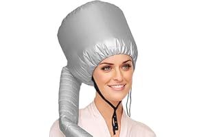 SUKEVITOR Bonnet Hood Hair Dryer, Portable Hair Dryer Cap for Deep with Adjustable Soft Hair Dryer Bonnet for Drying, Styling, Curling, Deep Conditioning Fits All Head&Hair Sizes